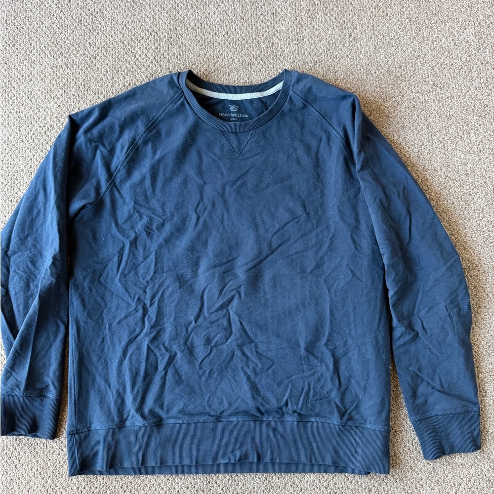 Mack Weldon Navy Sweater